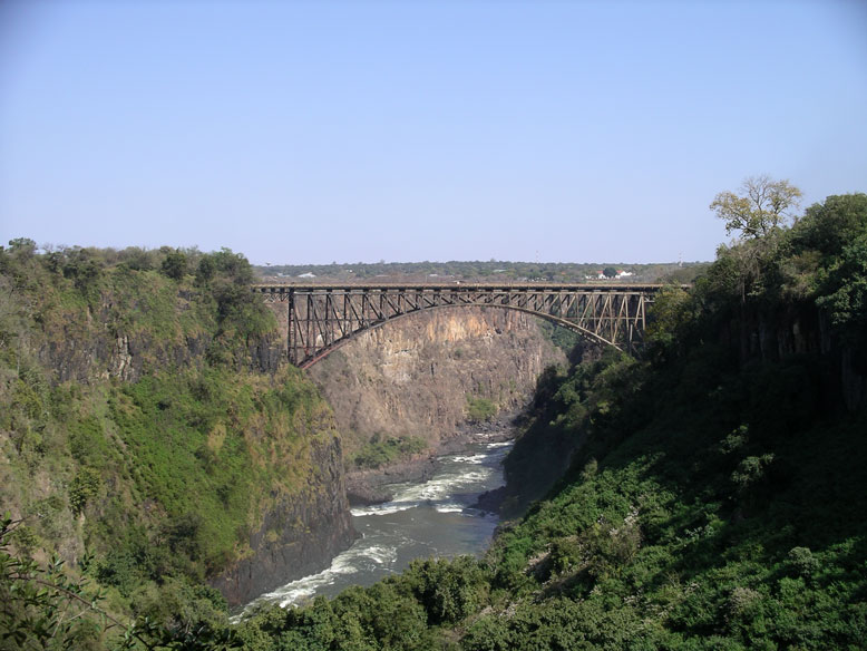 frontera de zambia con zimbawe